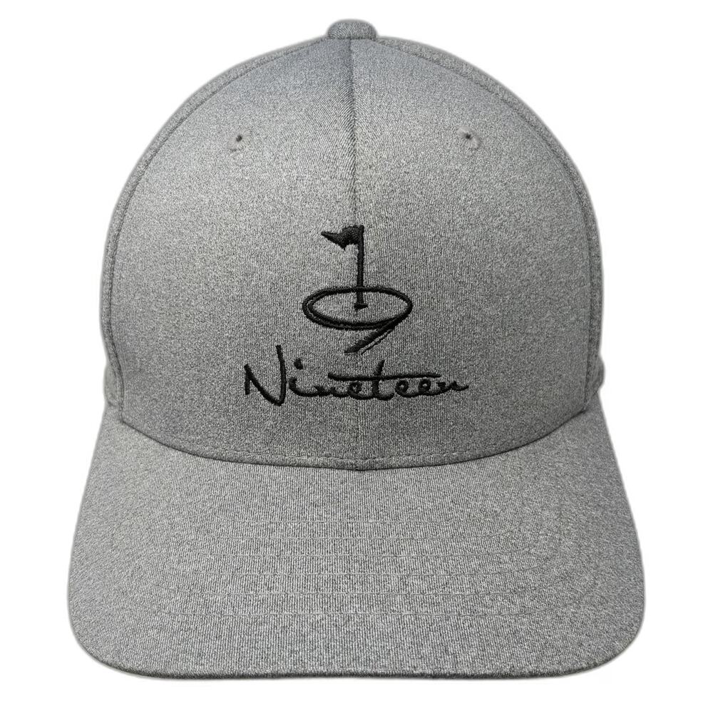 Nineteen Snapback Gray One Size Hat Golf Graphic 110 Flexfit Tech Performance